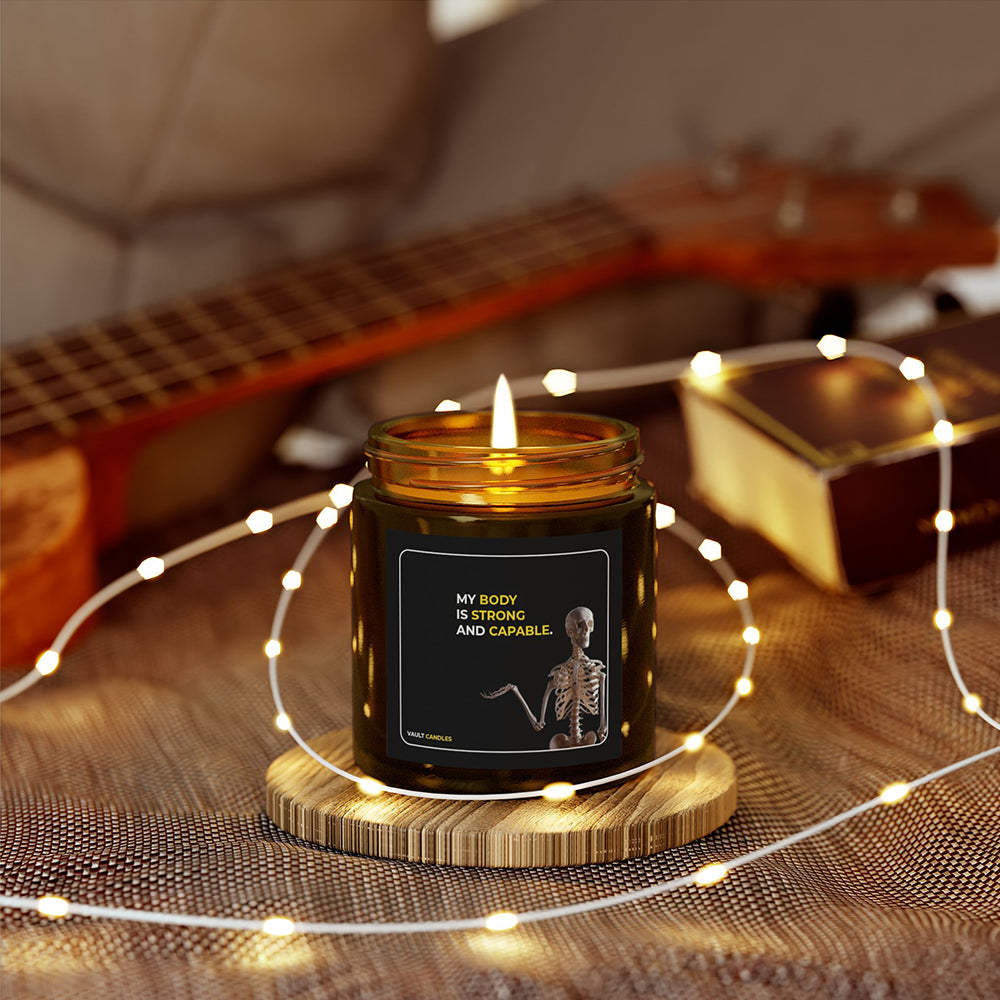 My Body Is Strong – Coconut Apricot Wax Candle
