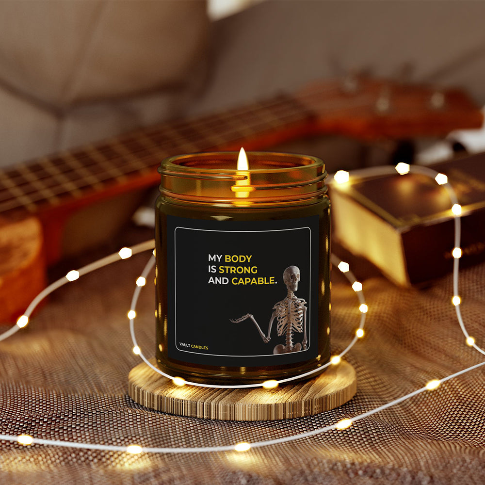 My Body Is Strong – Coconut Apricot Wax Candle
