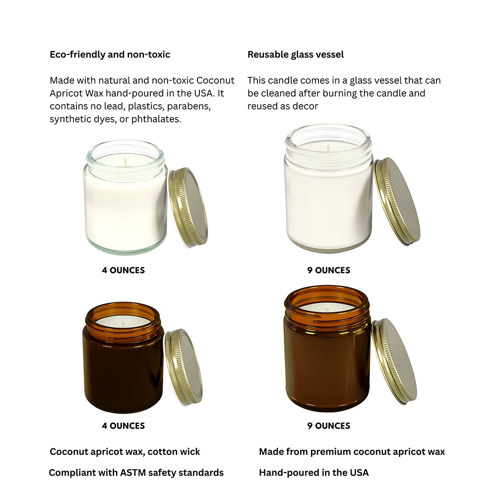 I Love and Cherish Myself – Coconut Apricot Wax Candle