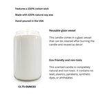 I Accept Myself Fully, Flaws and All - Eternal Light Scented Soy Candle