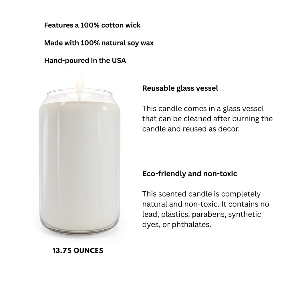 I Accept Myself Fully, Flaws and All - Eternal Light Scented Soy Candle