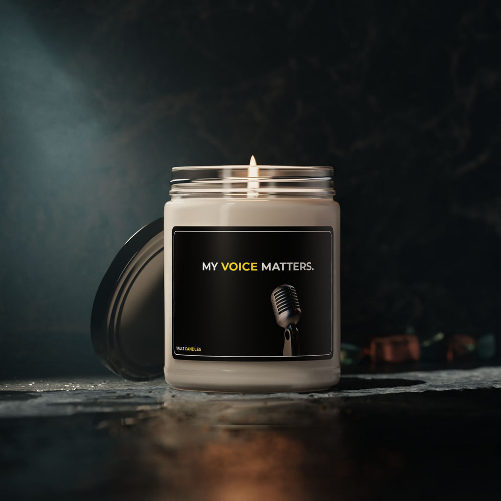 My Voice Matters – Natural Soy Wax Blend Candle