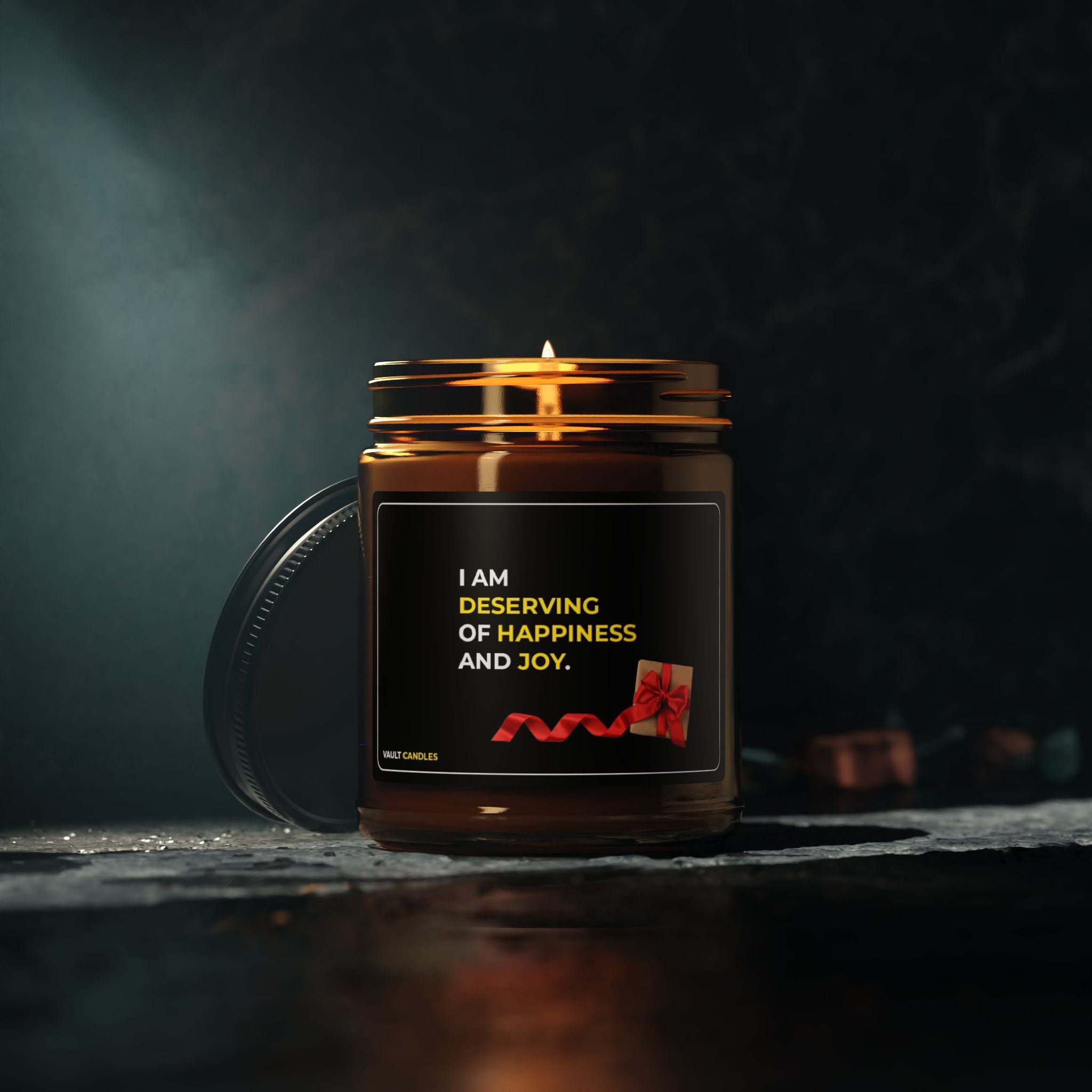I Am Deserving of Happiness and Joy – Relaxing Aromatherapy Candle