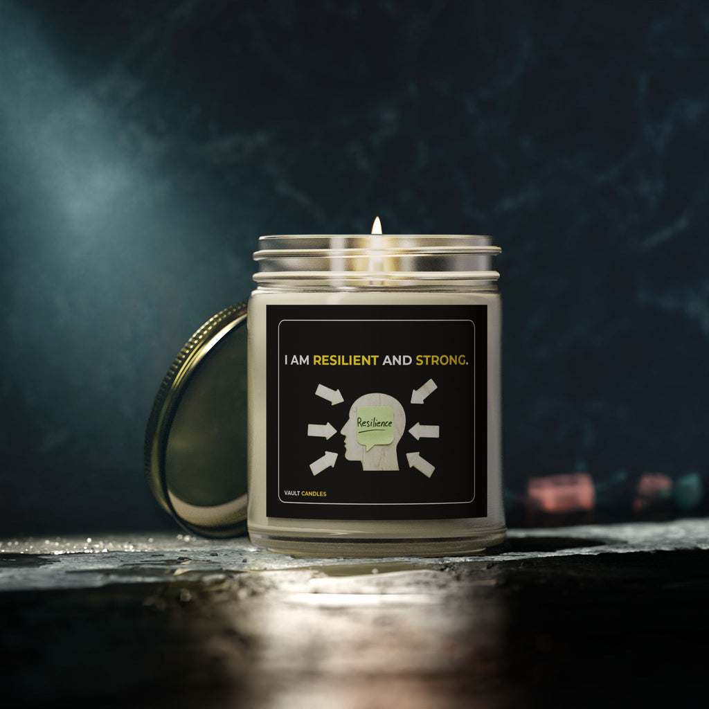 I Am Resilient and Strong – Coconut Apricot Wax Candle