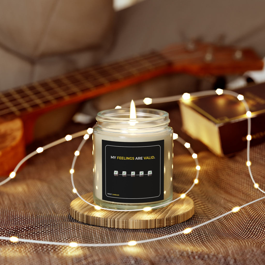 My Feelings Are Valid – Coconut Apricot Wax Candle