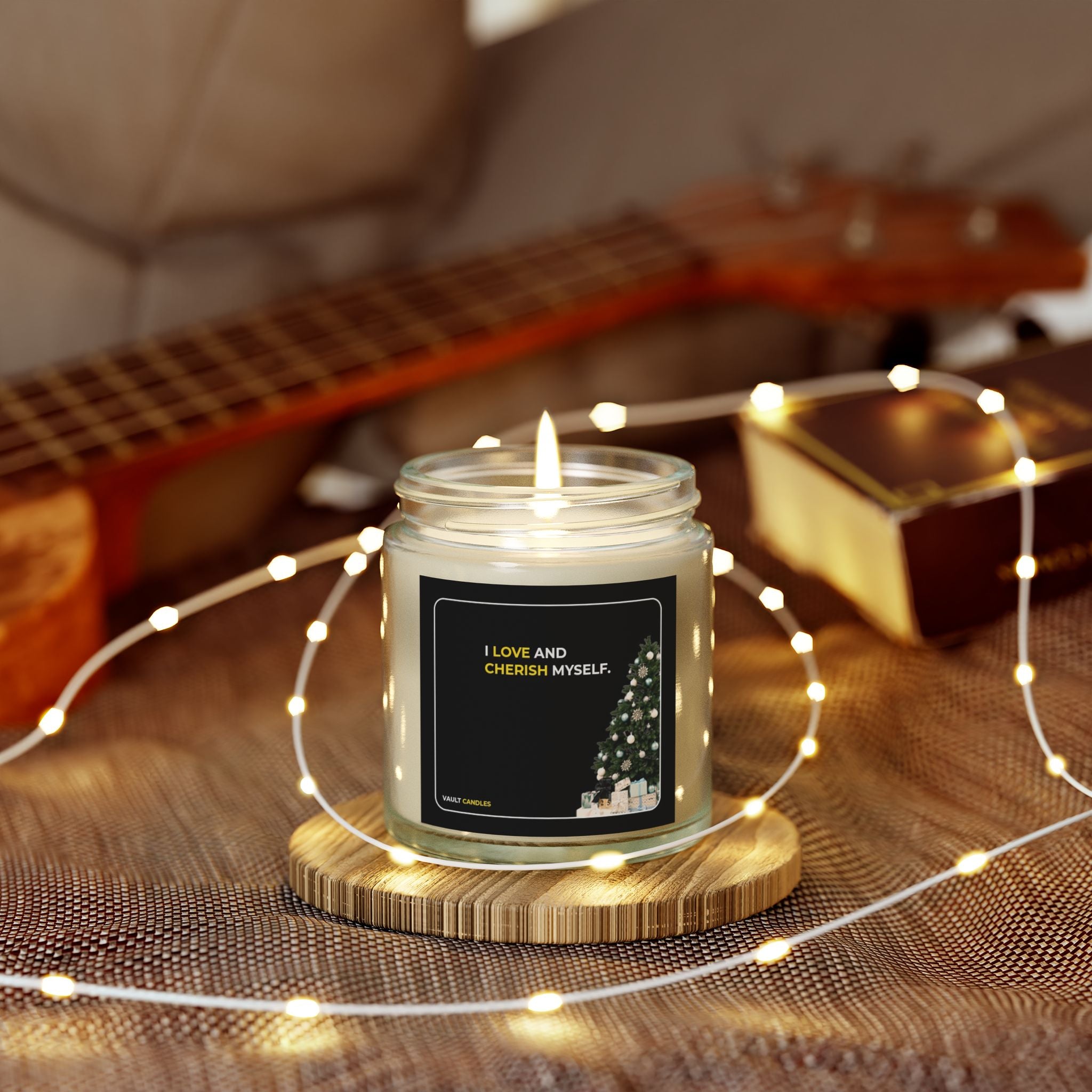 I Love and Cherish Myself – Coconut Apricot Wax Candle
