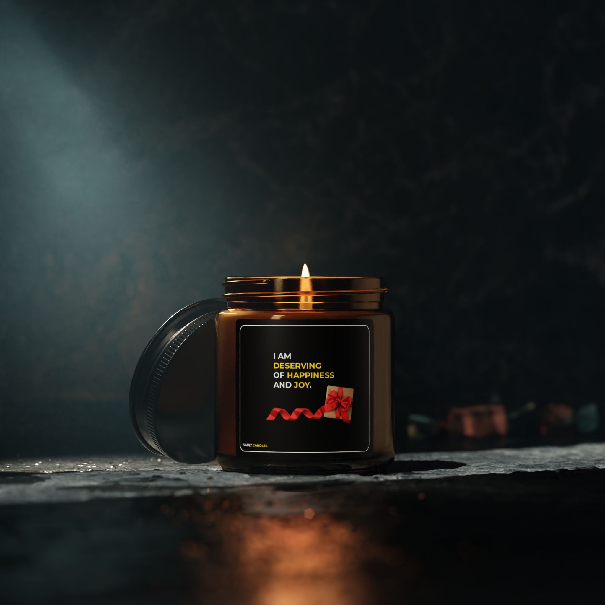I Am Deserving of Happiness and Joy – Relaxing Aromatherapy Candle