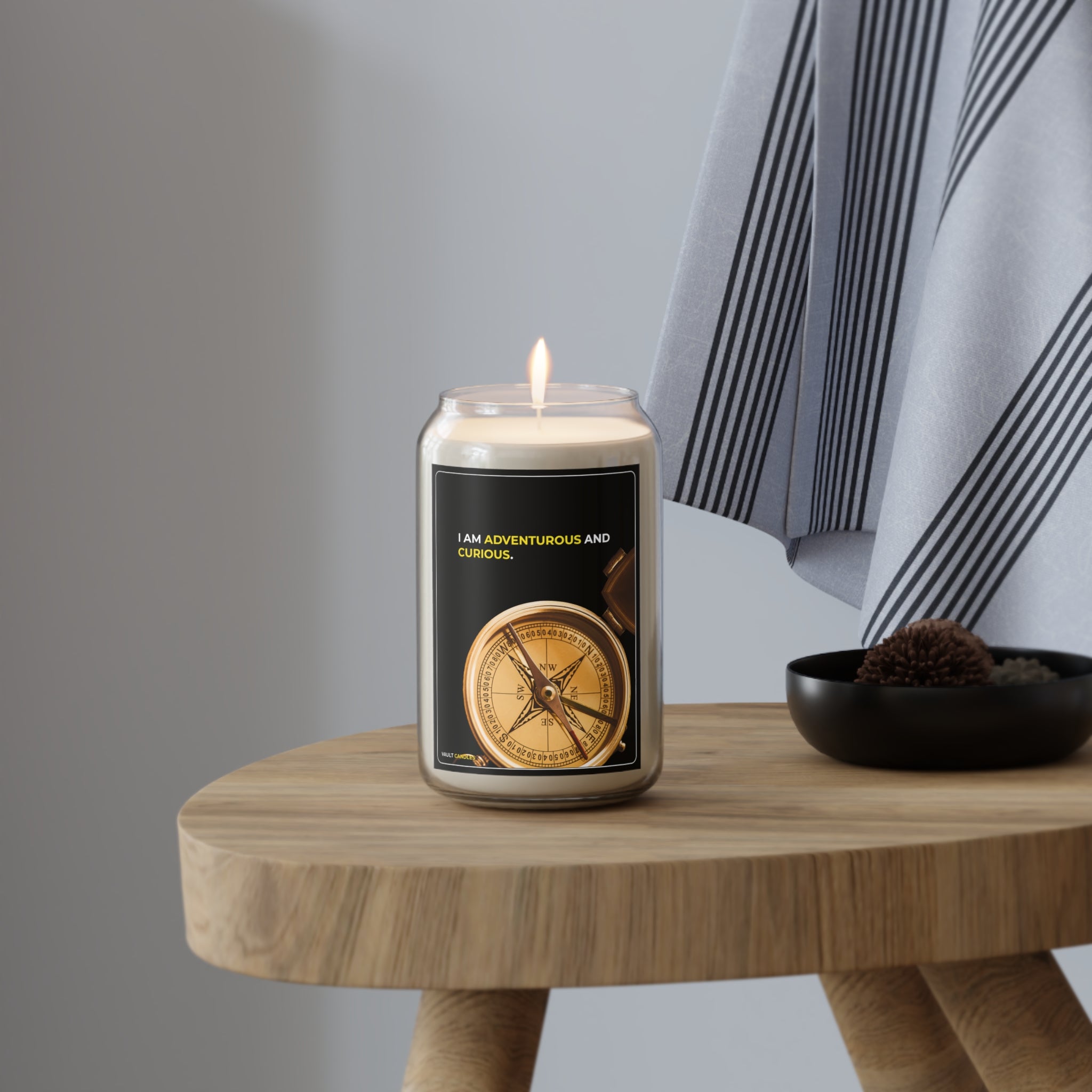 I Am Adventurous and Curious - Eternal Light Scented Soy Candle