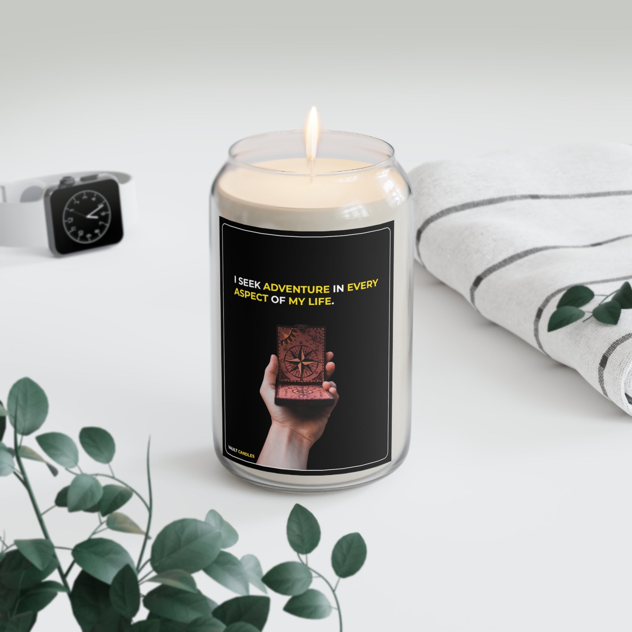 I Seek Adventure in Every Aspect of My Life - Eternal Light Scented Soy Candle