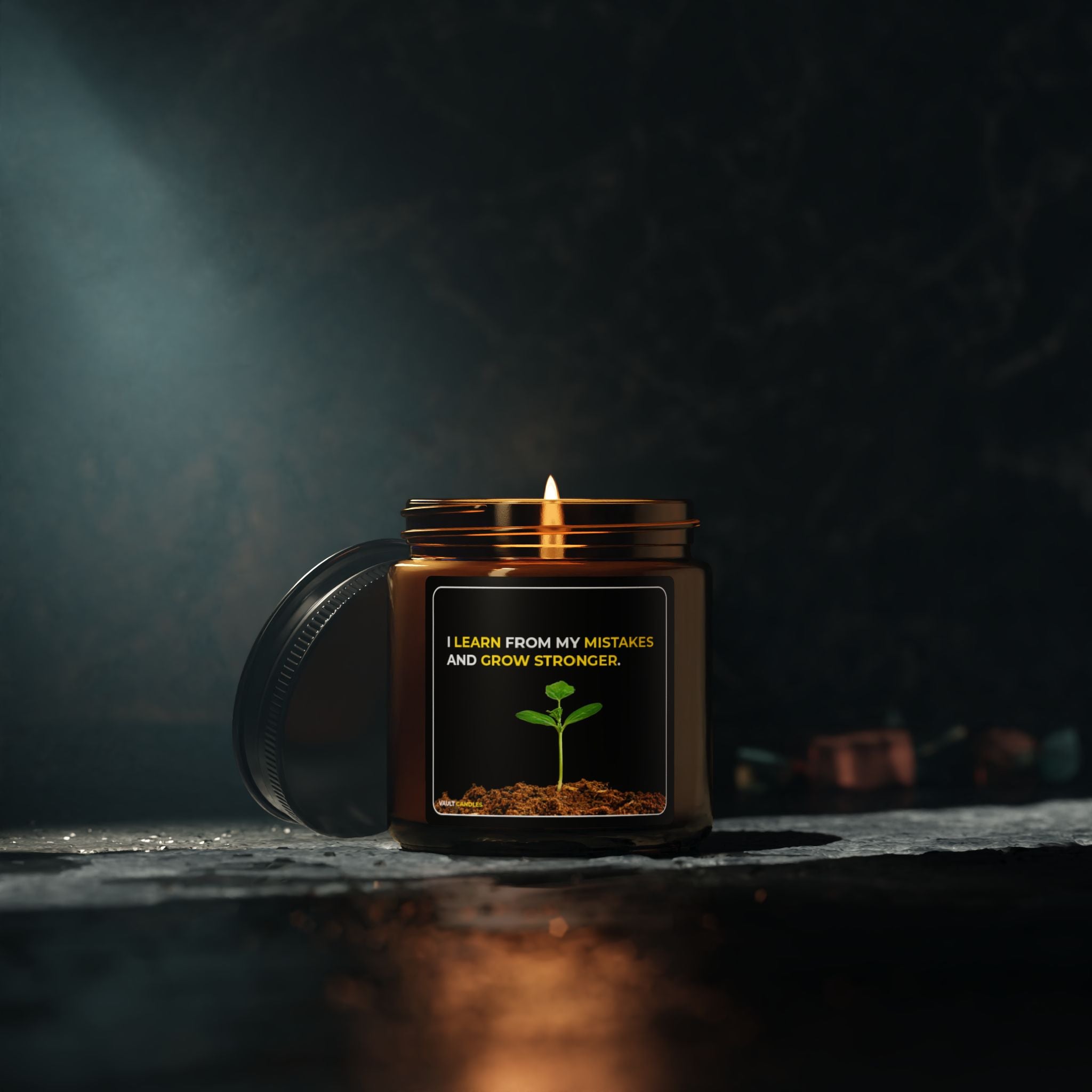 I Learn from My Mistakes and Grow Stronger – Relaxing Aromatherapy Candle